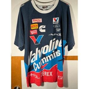 Vintage Shirt 90s‎ Nascar Mark Martin Cummins Valvoline Racing USA Large AOP